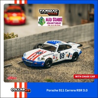 Tarmac Works x Schuco Collab 64 - Porsche 911 Carrera RSR 3.0 24h Le Mans 1975 #69 - (PRE-ORDER)