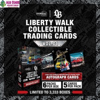 Tarmac Works - LIBERTY WALK COLLECTIBLE TRADING CARDS VOL.01 Box (6 packs per box at least 1 parallel card)  (PRE-ORDER)