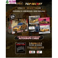 Tarmac Works Cards -Top Secret Capsule 02 - Top Secret Thailand per box (Limited 1848 Boxes World Wide)  - (PRE-ORDER)
