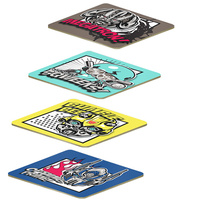 TRANSFORMERS 5 SET OF 4 CORK-BACKED COASTERS