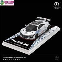 Time Micro 1/64 Scale - Honda NSX Racing White (PRE-ORDER)