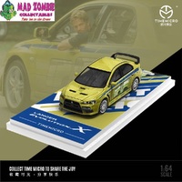 Time Micro 1/64 Scale - Mitsubishi Lancer Evolution X Fast and Furious Yellow 