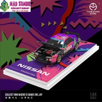Time Micro 1/64 Scale - Nissan Skyline GTR R32 AXIA #22 Livery Black
