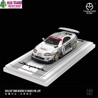 Time Micro 1/64 Scale -Toyota Supra JZA80 #8 Silver