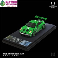 Time Micro 1/64 Scale - Porsche 992 GT3 RS Green Tyrannosaurus Livery (Limited to 999 World Wide)