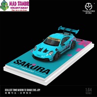 Time Micro 1/64 Scale - Porsche 992 GT3 RS Sakura Blue