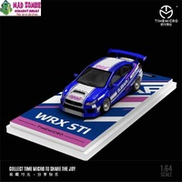 Time Micro 1/64 Scale - Subaru WRX STI Widebody Blue White