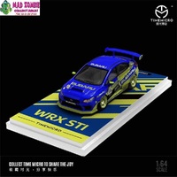 Time Micro 1/64 Scale - Subaru WRX STI Widebody Blue Yellow