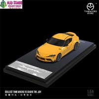 Time Micro 1/64 Scale -Toyota A90 Supra Yellow (PRE-ORDER)