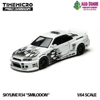 Time Micro 1/64 Scale - Nissan Skyline GT-R 34  "Smilodon" - (PRE-ORDER)