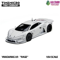 Time Micro 1/64 Scale - YANGWANG U9 "Rage" Longtail White - (PRE-ORDER)