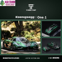 Time Top 1/64 - Koenigsegg one1 - Green - Gift Box Edition (Limited to 999 Pieces World Wide) - PRE-ORDER