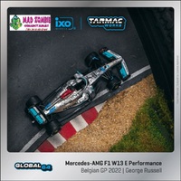 Tarmac Works 1/64 Global 64 - Mercedes-AMG F1 W13 E Performance - Belgian Grand Prix 2022 - George Russell