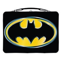 Batman 2020 Large Carry All Tin Tote Lunch Box - Version 2 Logo