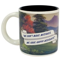 Bob Ross Self-Painting Heat Change Coffee Mug