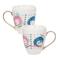 Golden Girls Pattern 16 oz. Contemporary Ceramic Mug