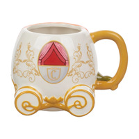 Cinderella Pumpkin Sculpted Ceramic Mug