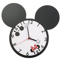 Disney Mickey Mouse and Minnie Mouse Shaped Wall Clock