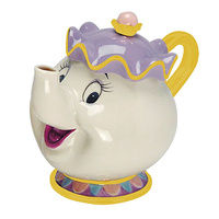 Beauty and the Beast Mrs. Potts Sculpted Ceramic Teapot