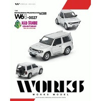 Works Model 1/64 - Pajero Evolution Silver - PRE-ORDER