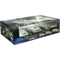Back to the Future - 1:24 Trilogy Gift DeLorean Replica Set