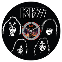 KISS VINYL CLOCK