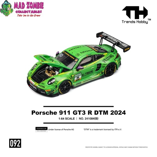 Trend Hobby - Porsche 911 (992) GT3 R DTM 2024 Green #90 - (PRE-ORDER)