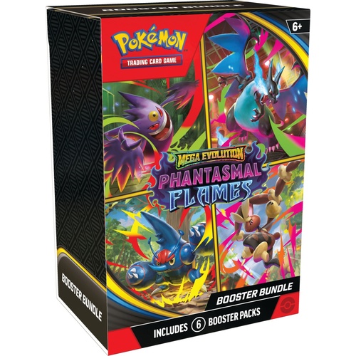 Pokemon TCG Mega Evolutions 2 Phantasmal Flames – Booster Bundle