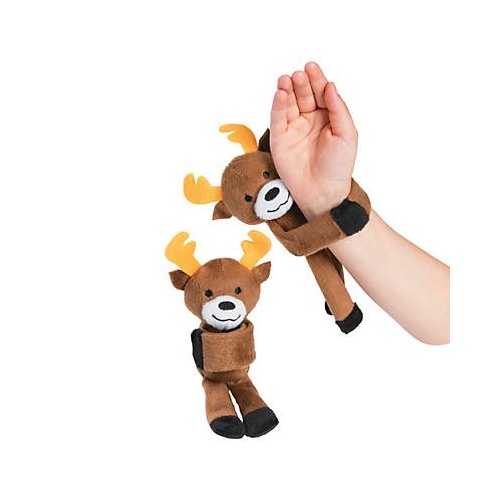 Hugging Plush Anxiety Buddy Bracelets - Reindeer