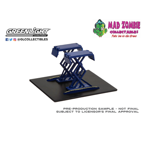 Greenlight 1/64 Double Scissor Lifts Series 1 – Blue