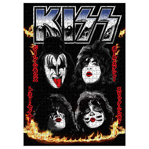 KISS Faces 1000 Piece Jigsaw Puzzle