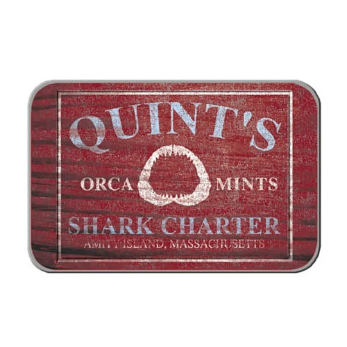 Jaws Quint’s Mints Tinned Candy - Shark Teeth