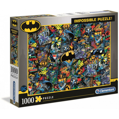 DC Comics -  Clementoni Puzzle Batman Impossible Puzzle 1,000 pieces