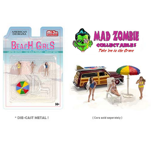 American Diorama 1:64 Mijo Exclusive Figure Beach Girls Set Limited Edition