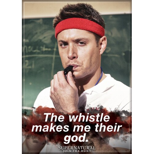 Supernatural Refrigerator Magnet - Dean Gym Coach