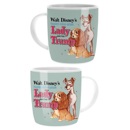 Disney Classic Lady & the Tramp Barrel Coffee Mug
