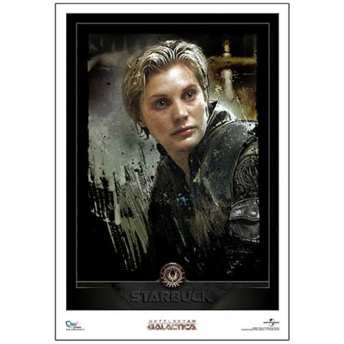 Battlestar Galactica Character Poster - Starbuck (in Black)