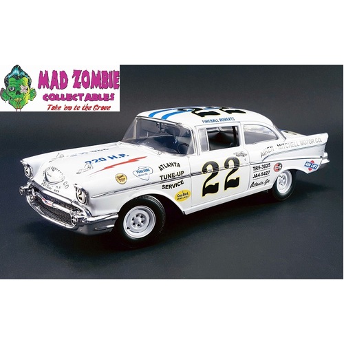ACME 1:18 Scale - Fireball Roberts #22 - 1957 Chevrolet Bel Air - 1958 Southern 500 Winner at Darlington Limited to 996 Pieces