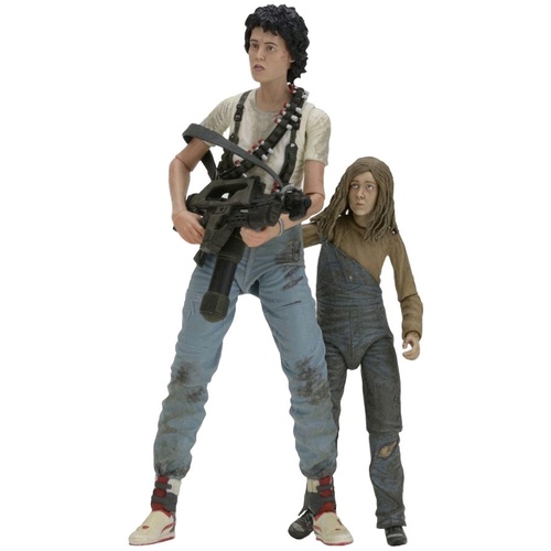 Aliens - 7" 30th Anniversary Ripley & Newt 2-Pack - Copyright 2016 Authentic Neca - Unsealed