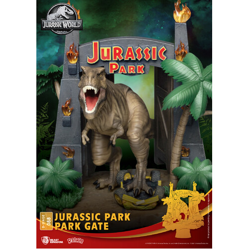 Jurassic Park Beast Kingdom D Stage - Park Gate Statue