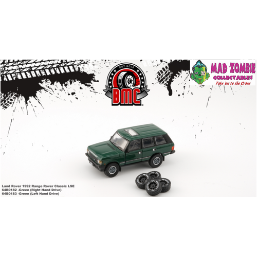 BM Creations 1:64 Scale - Land Rover 1988 Discovery 1 - Green