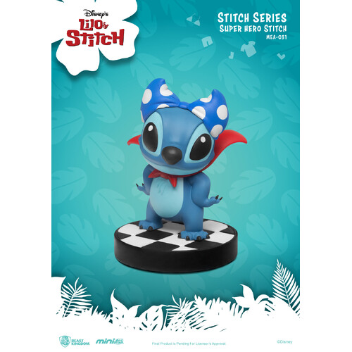 Lilo & Stitch Beast Kingdom Mini Egg Attack MEA-031- Superhero Stitch