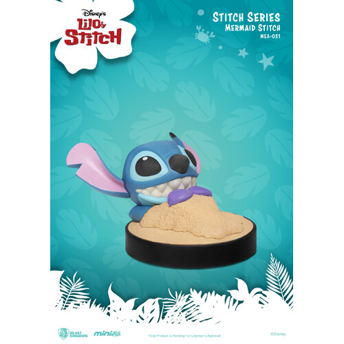 Lilo & Stitch Beast Kingdom Mini Egg Attack MEA-031- Mermaid Stitch