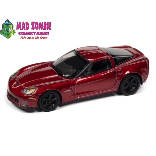 Johnny Lightning 1:64 Classic Gold 2022 Release 2 - 2012 Chevrolet Corvette Z06 (Crystal Red Metallic)