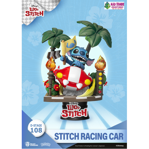 Beast Kingdom D Stage Disney Lilo & Stitch - Stitch Racing Car
