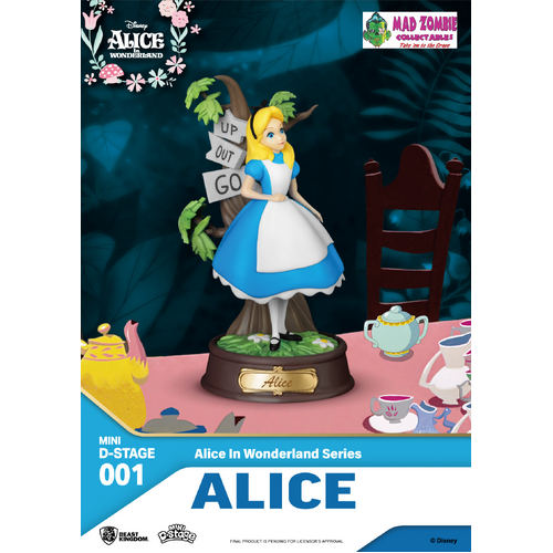 Beast Kingdom Mini D Stage Disney Alice in Wonderland - Alice