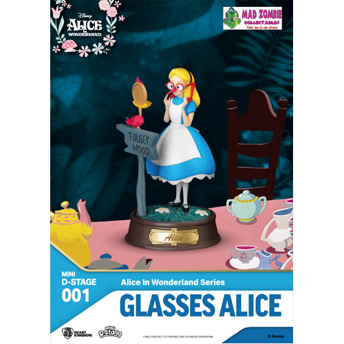 Beast Kingdom Mini D Stage Disney Alice in Wonderland - Alice Glasses