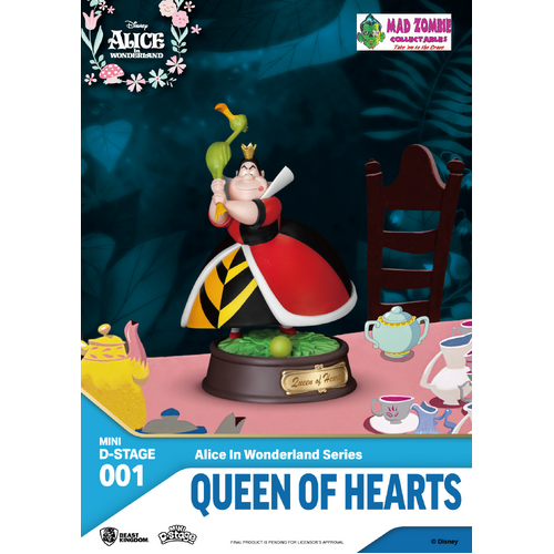 Beast Kingdom Mini D Stage Disney Alice in Wonderland - Queen of Hearts