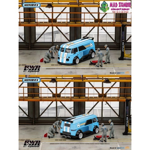 Mini Box 1/64 Scale - RWB VW T1 Van Argentina - LImited to 999 Pieces World Wide