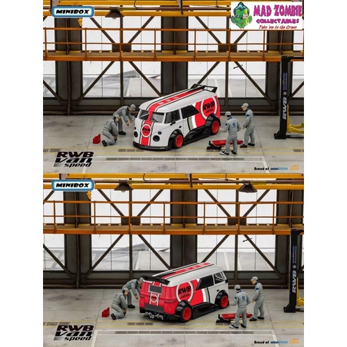 Mini Box 1/64 Scale - RWB VW T1 Van Japan - LImited to 999 Pieces World Wide